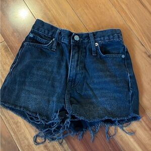 BDG Urban Outfitters Black Denim Jean Shorts cut off size 24